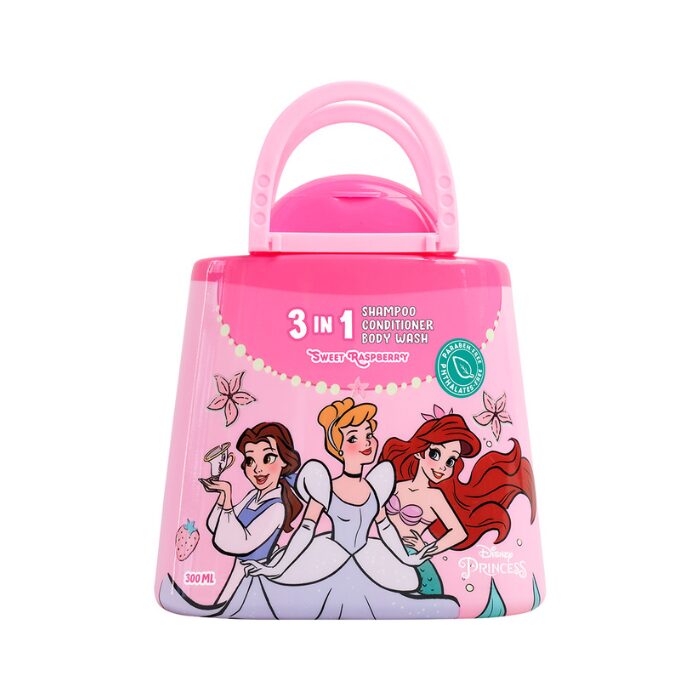 Li'l Sunflower Disney Princess 3-in-1 Shampoo, Conditioner and Body Wash for Kids (300ml)