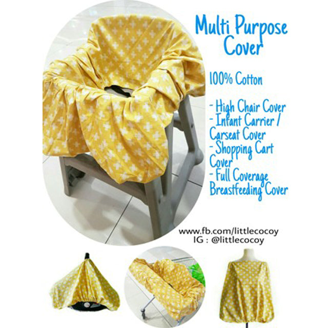 Little Cocoy Multi Purpose Cover - Pink Polka