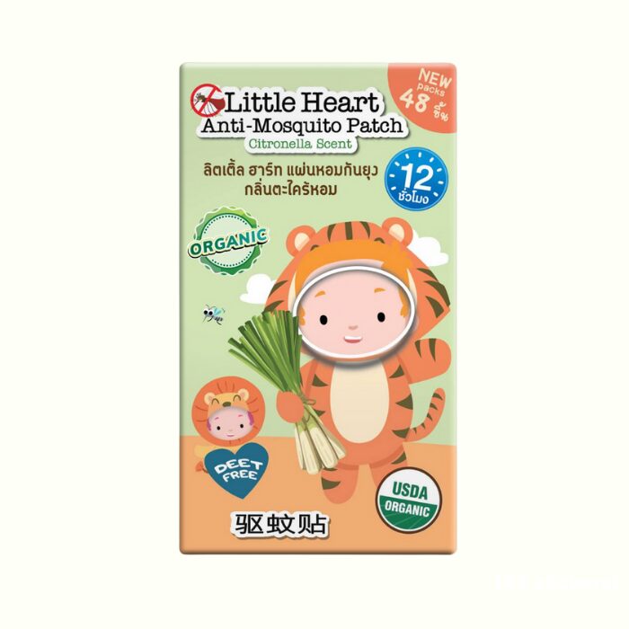 Little Heart Anti Mosquito Patch - Citronella