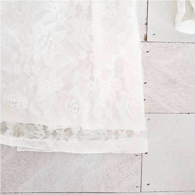 Lil' Tati Magnolia Christening Set Fine Lace