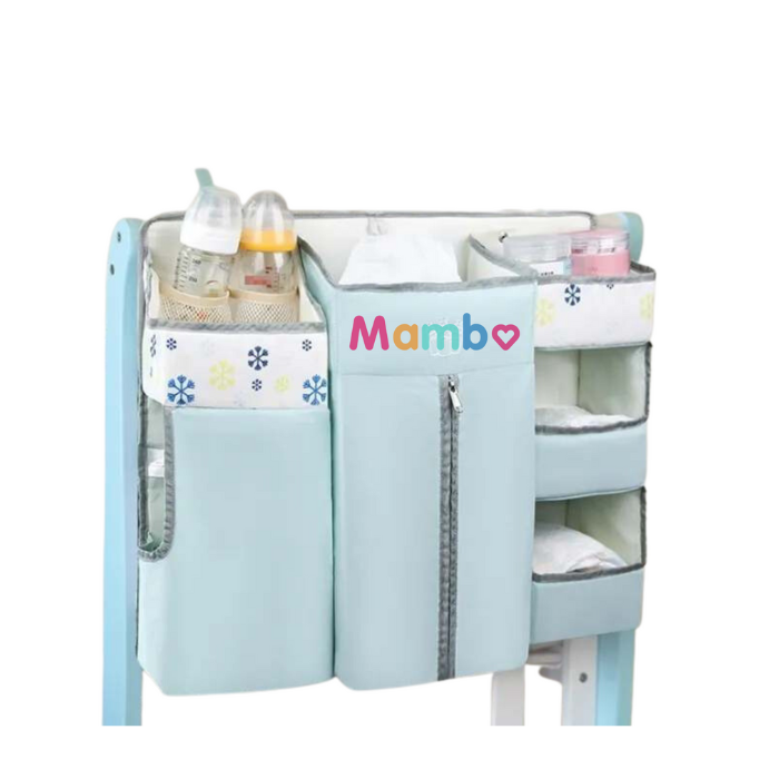 Mambo Baby Crib Hanging Organizer Portable Diaper Caddy Storage
