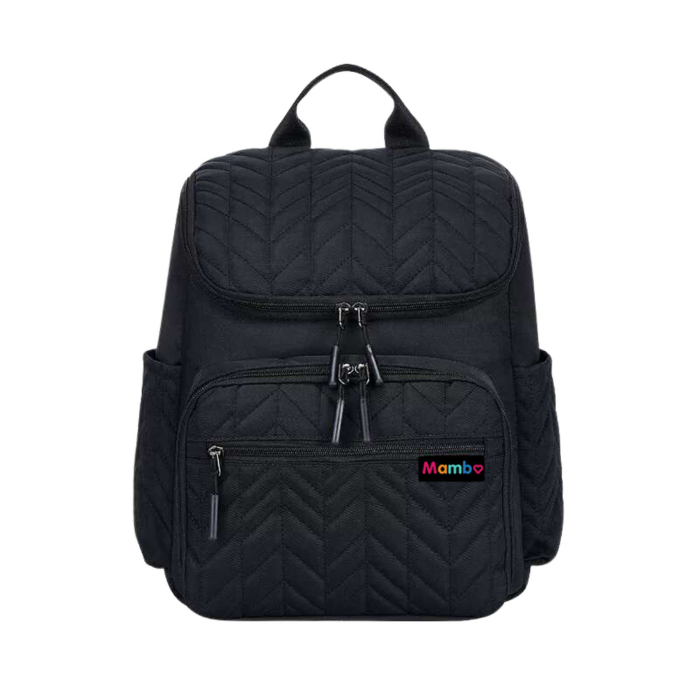 Mambo Baby Diaper Bag Maternity Bag - Black