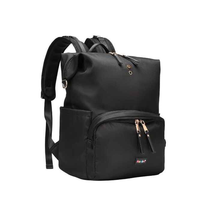 Mambo Nylon Waterproof Multipocket Diaper Bag