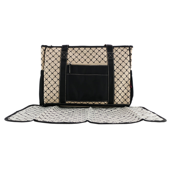 Mimiflo Diaper Bag - Black Creme