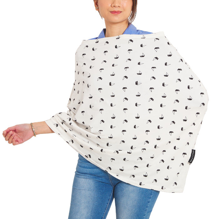 Ministry Of Milk Nursing Cover - Nautical Mama