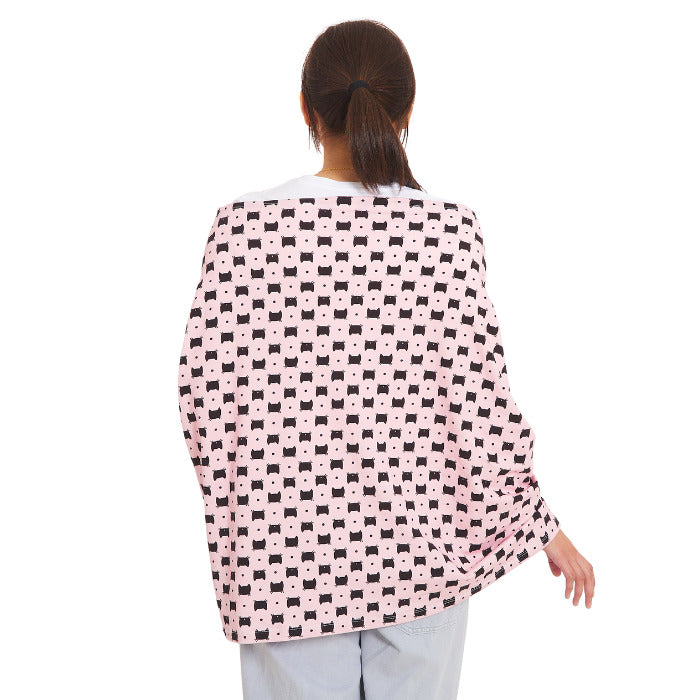 Ministry Of Milk Nursing Cover - Black Kitty