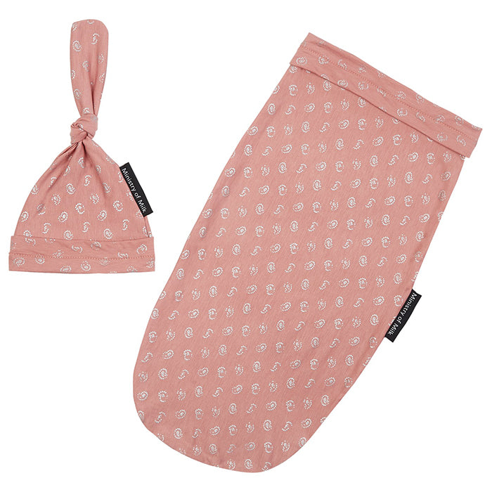 Ministry of Milk Boho Peach Sac and Hat - Peach