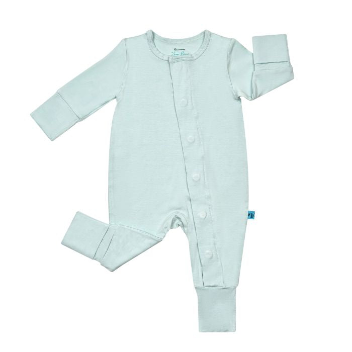 Zeno Bear Magnetic Bamboo Romper  (New 2025 Solid Colors)