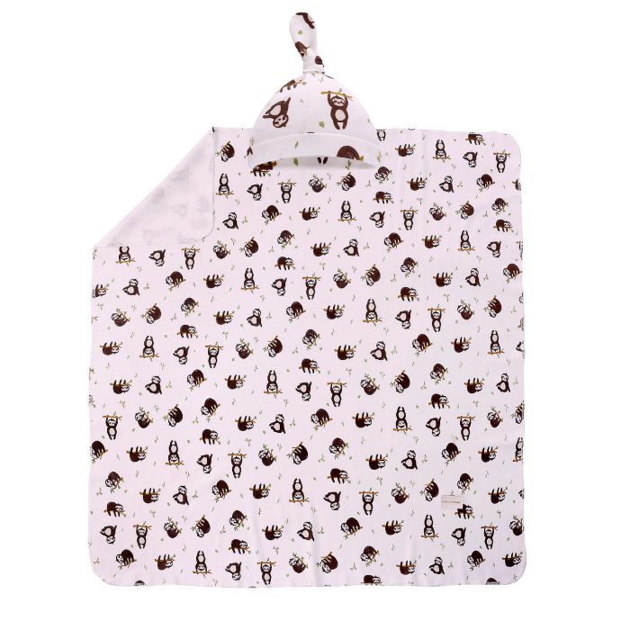 Miracle Baby Tyler Baby Blanket + Matching Hat Set - Slowbie