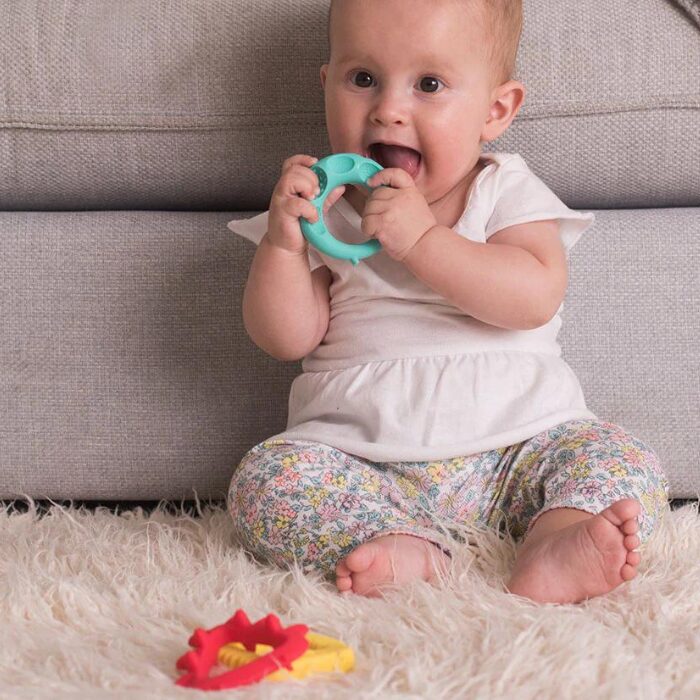 Mombella Educational Geometry Animal Teether 3pcs