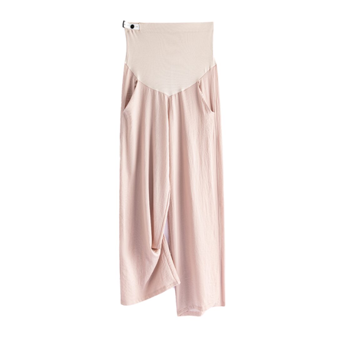 Mum and Tuck Adjustable Belly Support Pants - Pinkish Nude