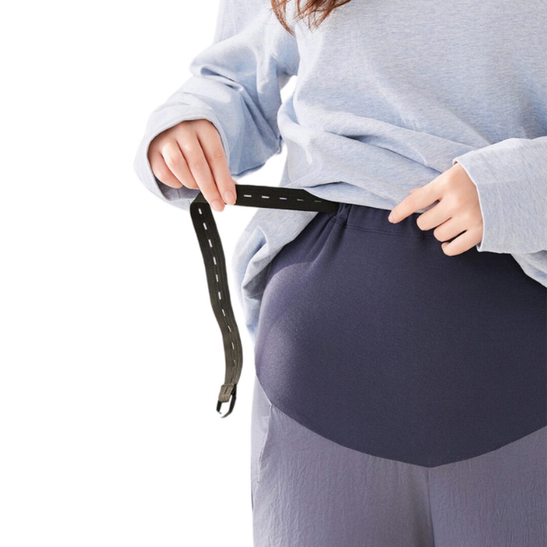 Mum and Tuck Adjustable Belly Support Pants - Black
