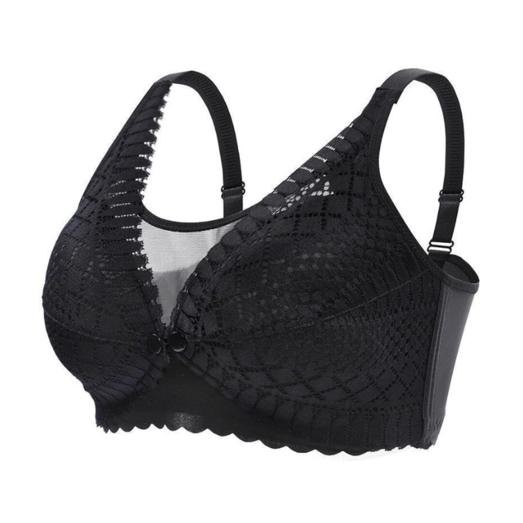 Mum and Tuck Anti-Deformity Nursing Bra - Black