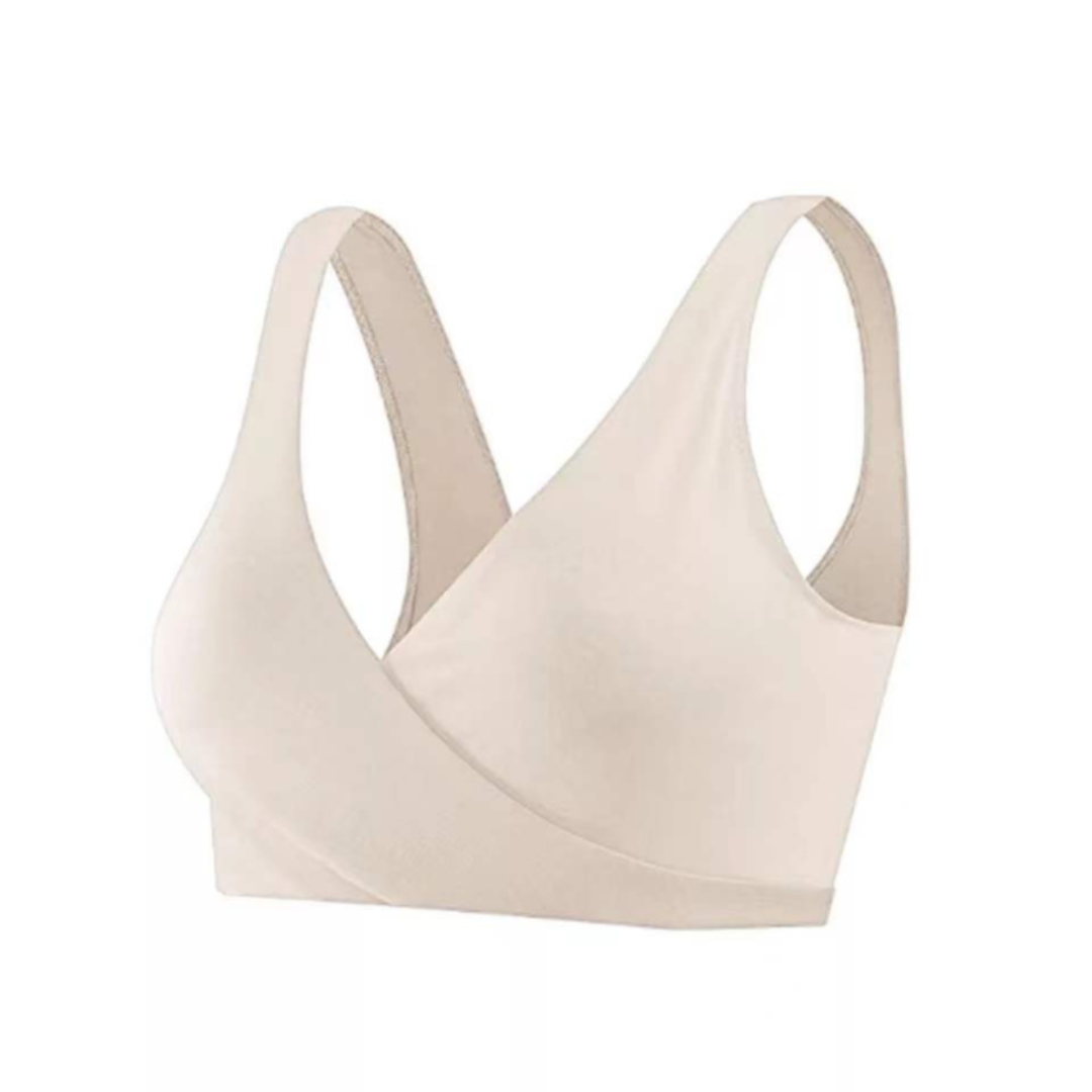 Mum and Tuck Nighttime Nursing Bra - Beige
