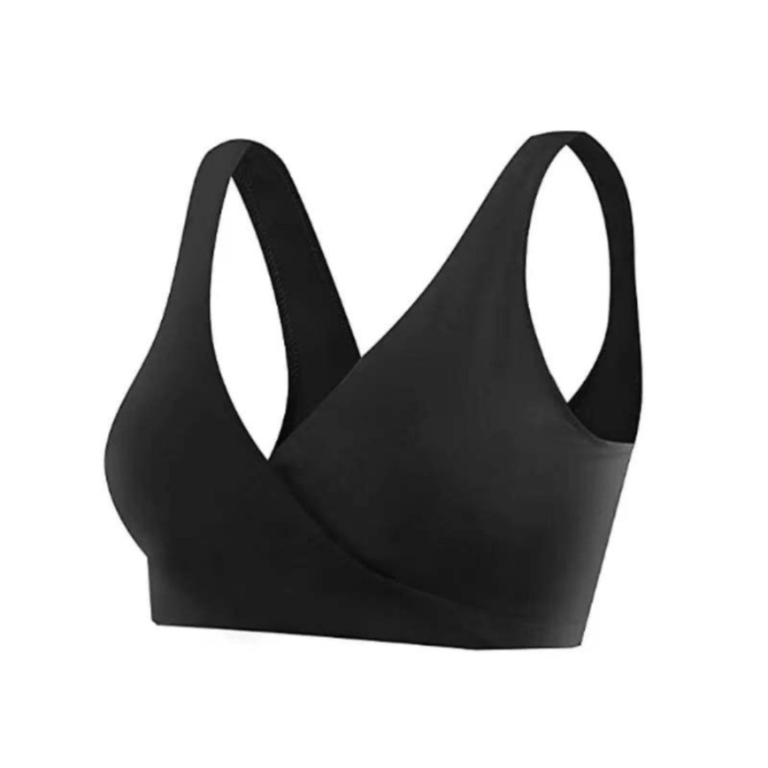 Mum and Tuck Nighttime Nursing Bra - Black