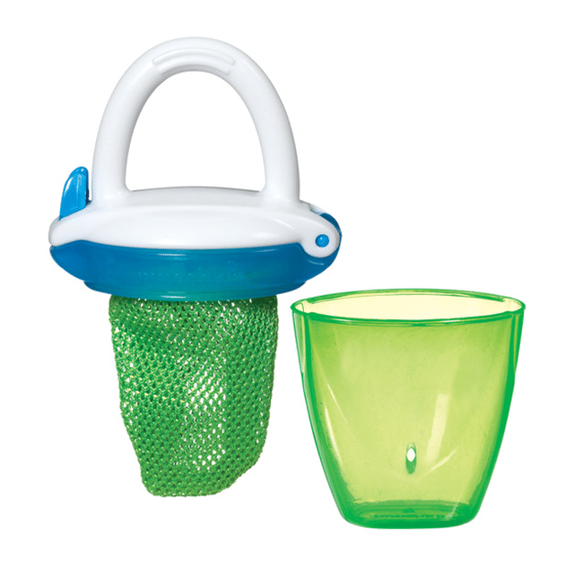 Munchkin Deluxe Fresh Food Feeder - Blue and Green