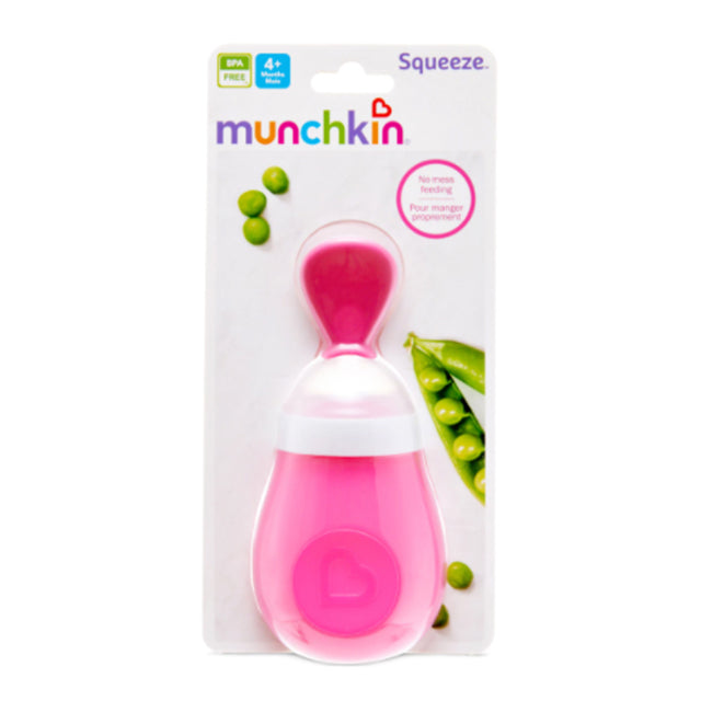 Munchkin Squeeze Spoon Pink