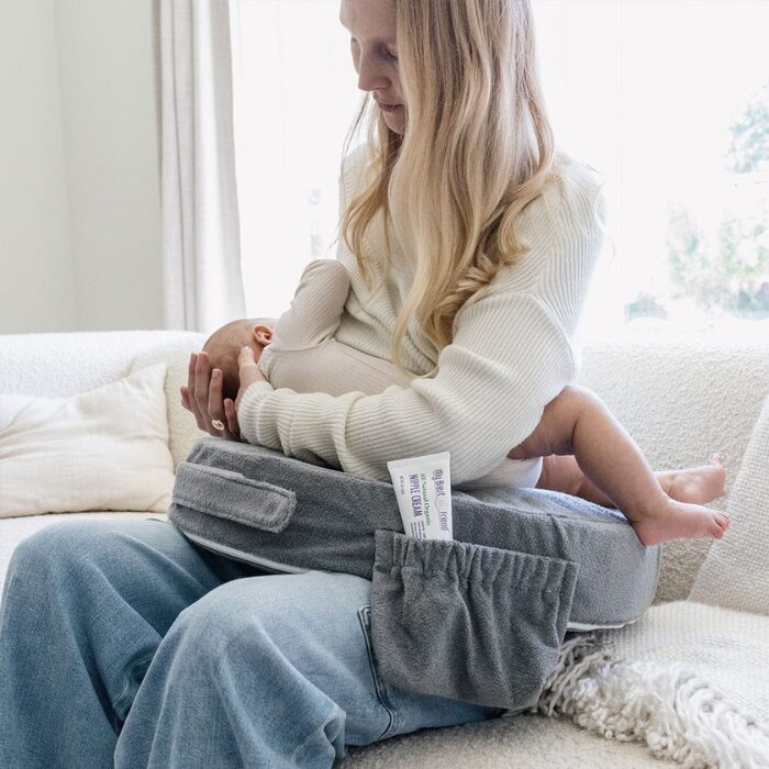 My Brest Friend Deluxe Nursing Pillow - Evening Gray