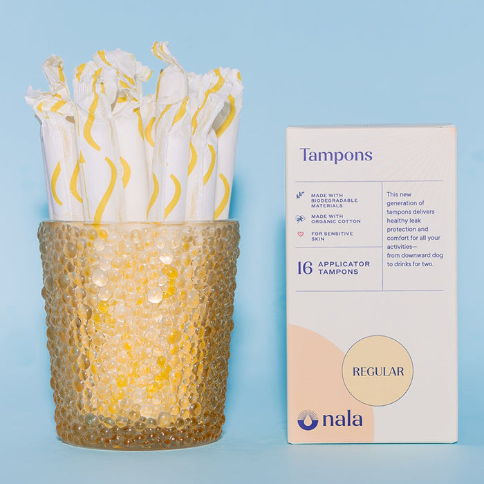 Nala Woman Organic Cotton Regular Tampons (16 Pieces)
