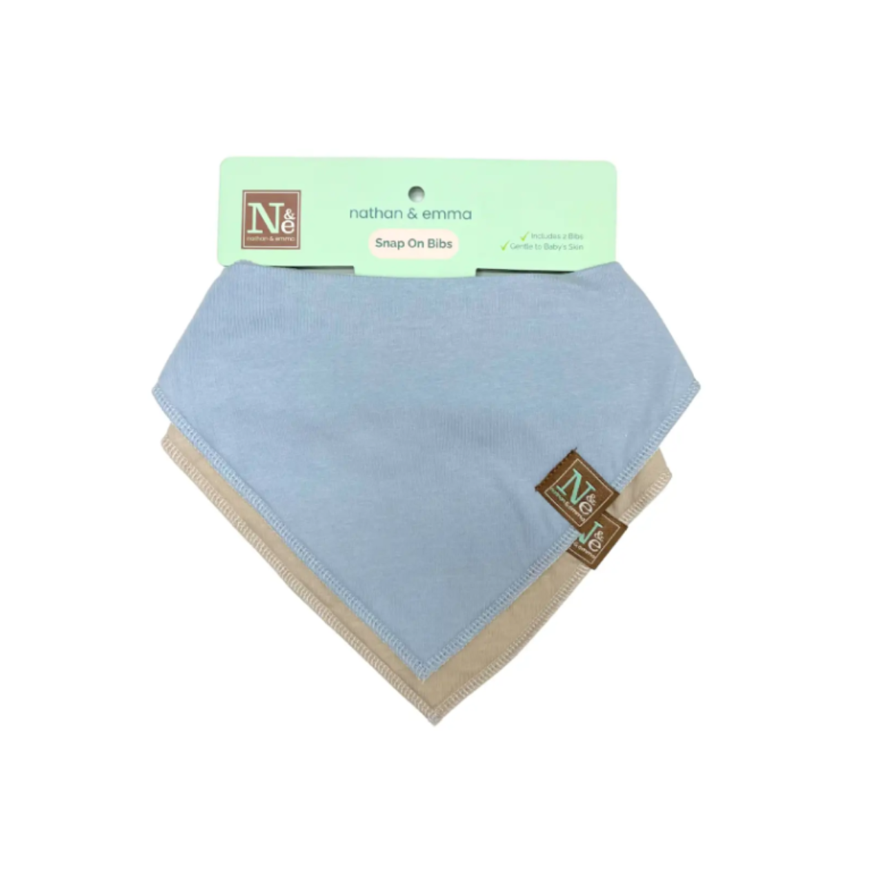 Nathan & Emma Bandana Cotton/Fleece Bib