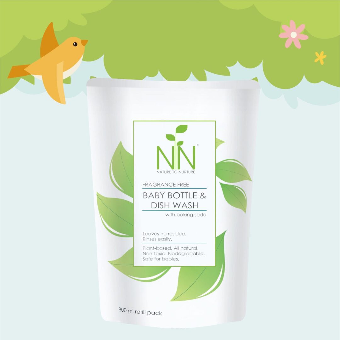 Nature To Nurture Baby Bottle and Dish Wash Refill - 800ml