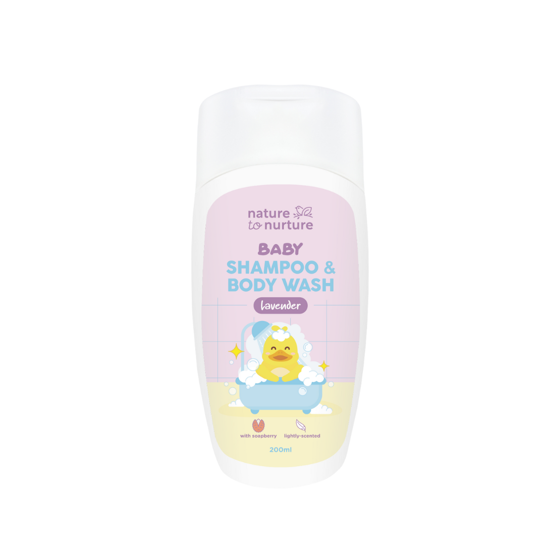 Nature To Nurture Baby Shampoo and Body Wash Lavender - 200ml