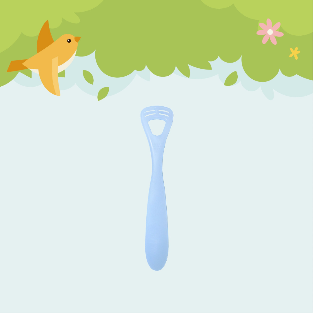 Nature To Nurture Kids Tongue Cleaner - Blue