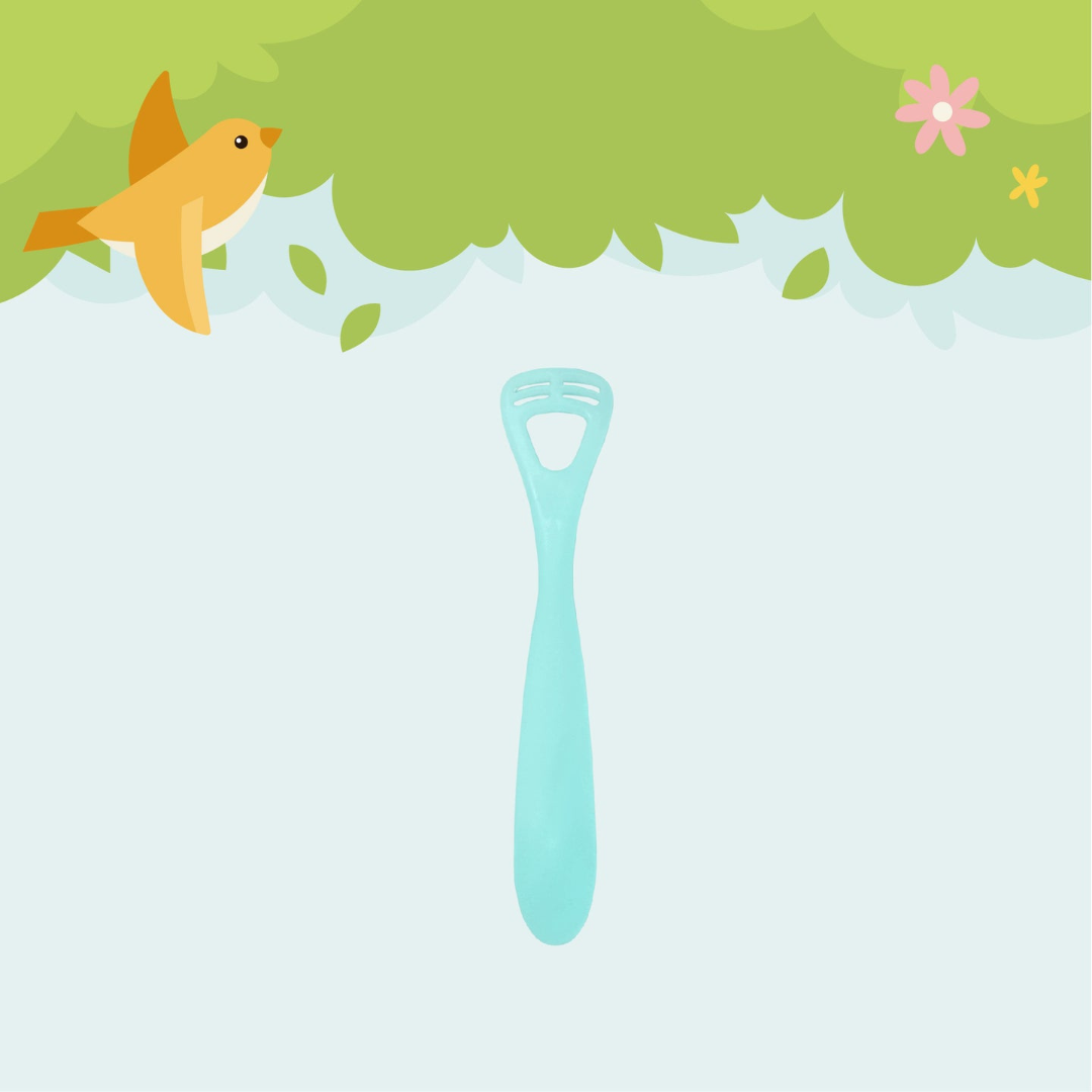 Nature To Nurture Kids Tongue Cleaner - Green