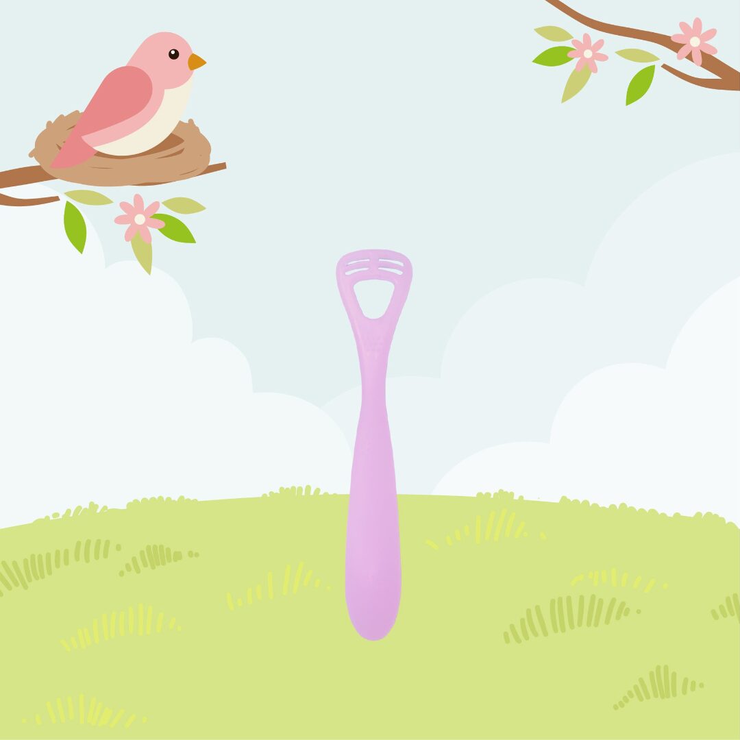 Nature To Nurture Kids Tongue Cleaner - Pink