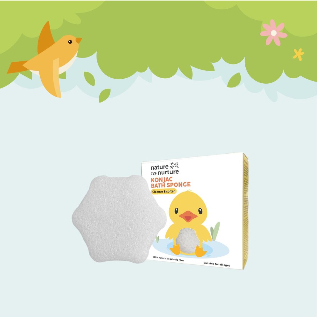Nature To Nurture Konjac Baby Bath Sponge