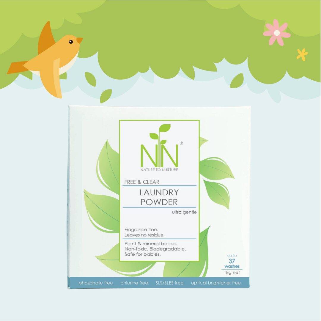 Nature To Nurture Laundry Powder Fragrance Free 1kg