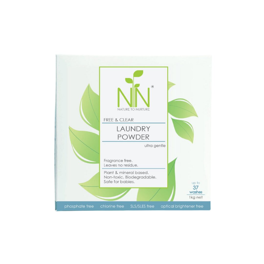 Nature To Nurture Laundry Powder Fragrance Free 1kg