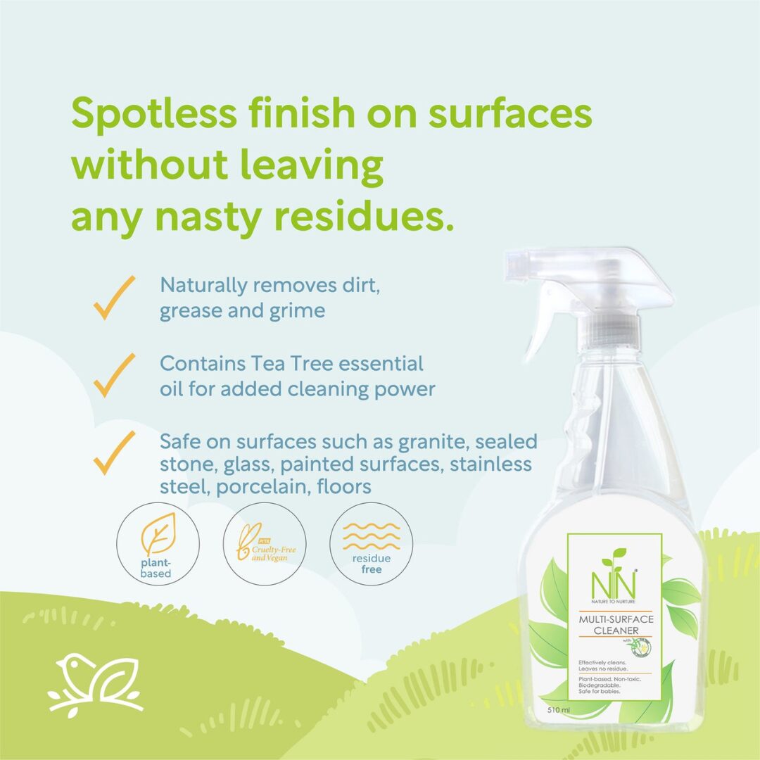 Nature To Nurture Multi-Surface Cleaner Spray - 510ml