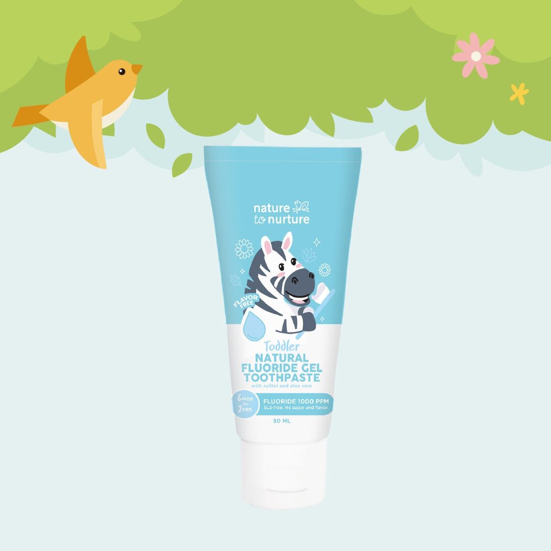 Nature To Nurture Toddler Fluoride Gel Toothpaste Flavor Free - 50ml