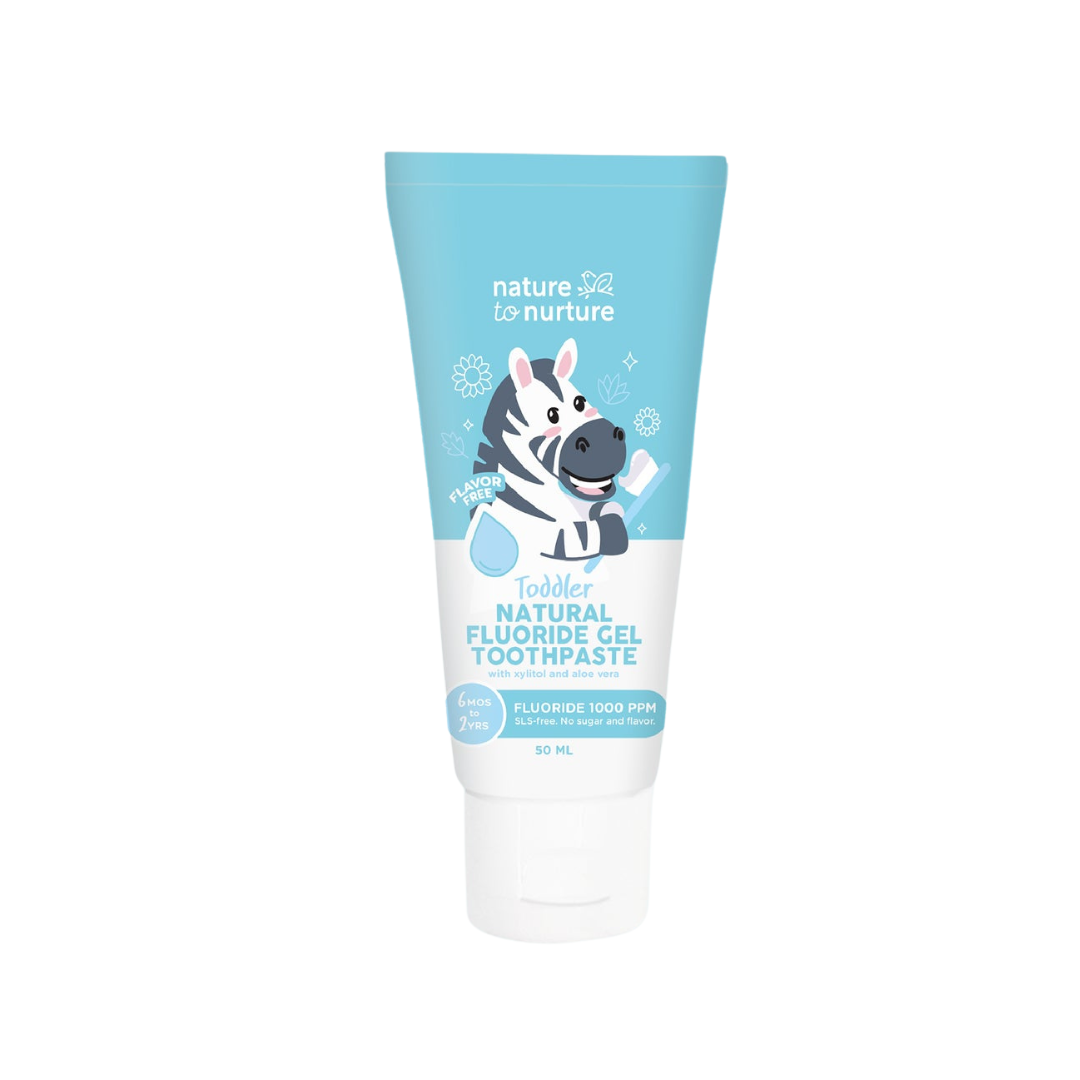 Nature To Nurture Toddler Fluoride Gel Toothpaste Flavor Free - 50ml