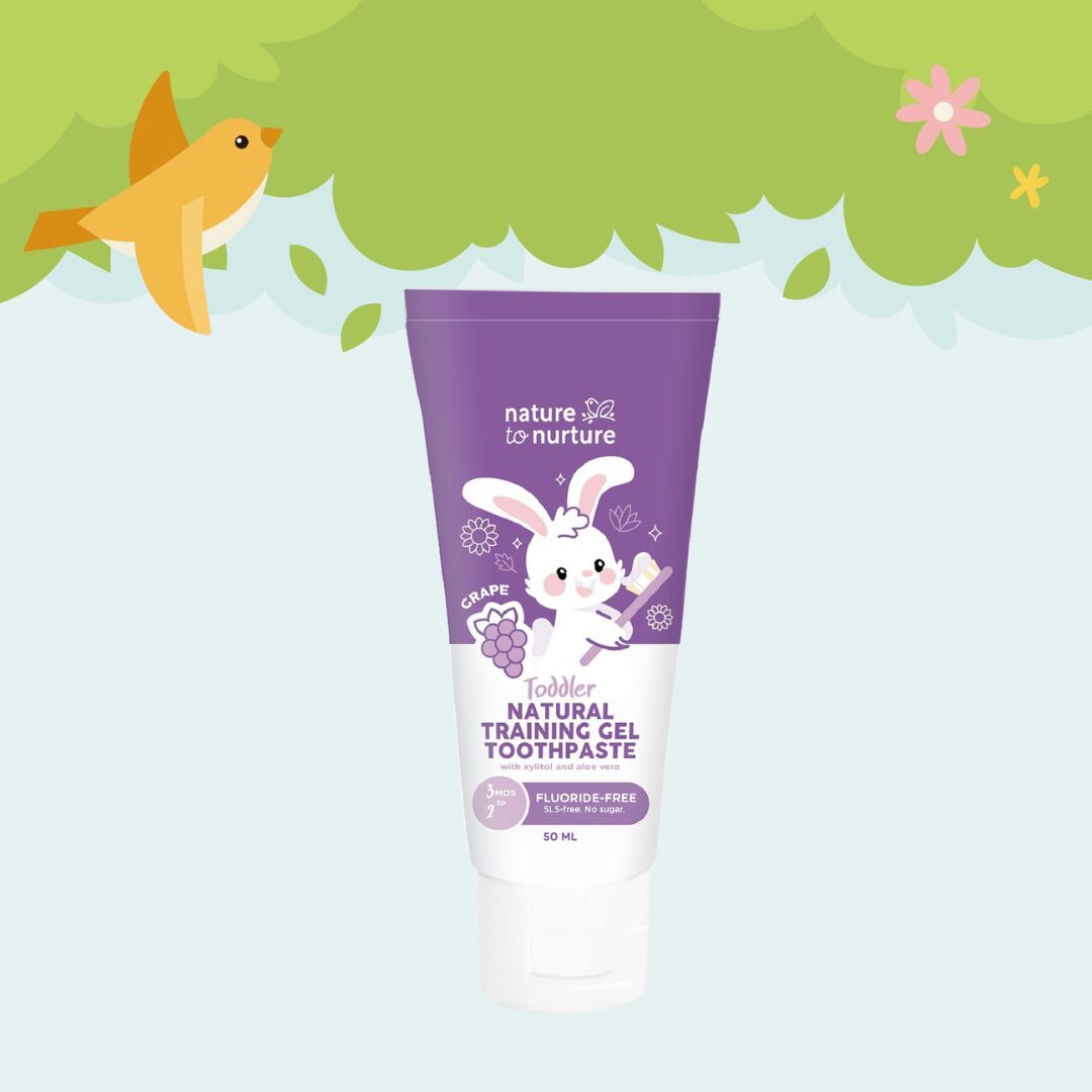 Nature To Nurture Toddler Training Gel Toothpaste 50ml - Grape