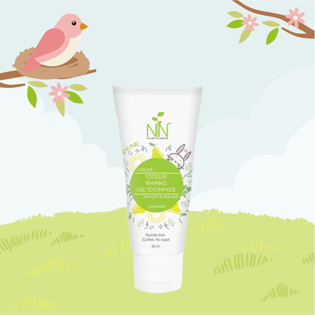 Nature To Nurture Toddler Training Gel Toothpaste 50ml - Pear