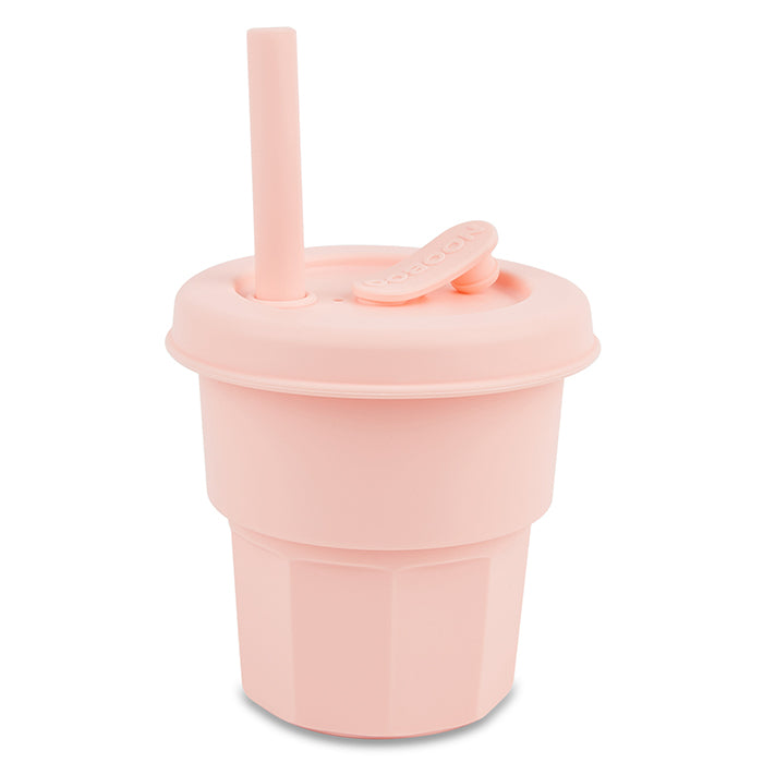 Nooboo Tutti Frutti Silicone Straw Cup 400ml - Bare