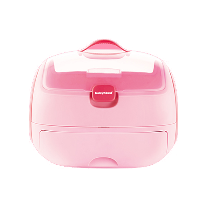 Babyhood Nursing Material Storage - Pink