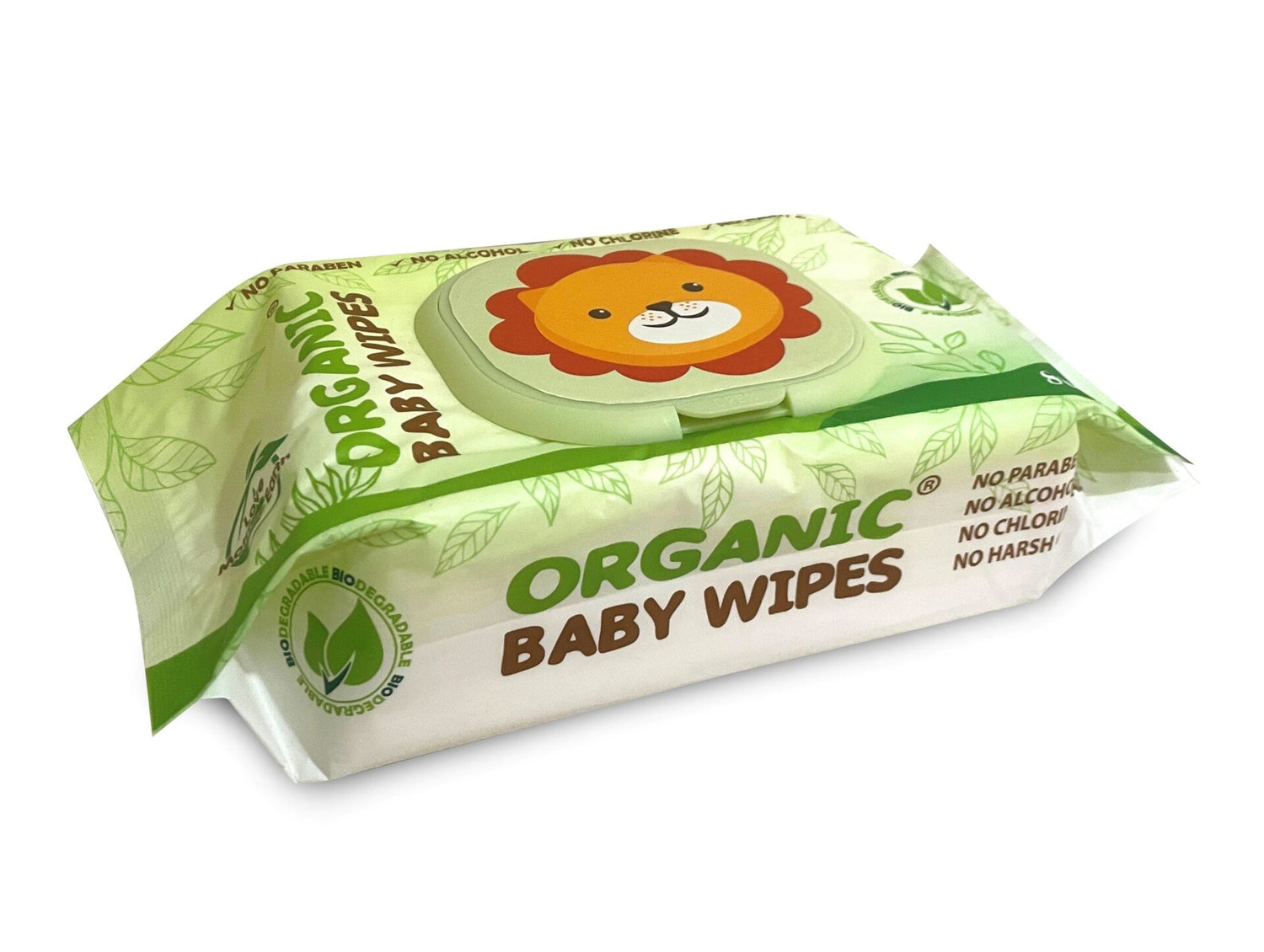 Organic Baby Wipes 80's with Cap