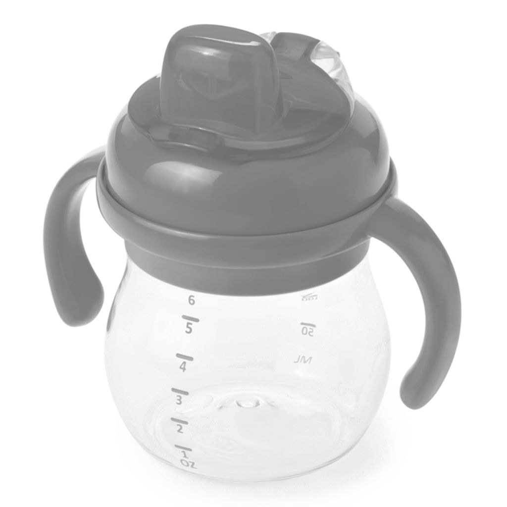 Oxo Tot Grow Soft Spout Cup with Removable Handles 6 oz - Gray
