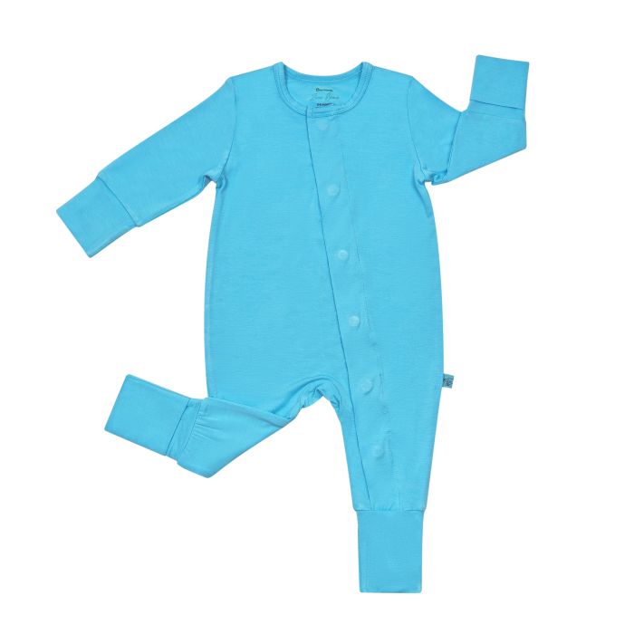 Zeno Bear Magnetic Bamboo Romper  (New 2025 Solid Colors)