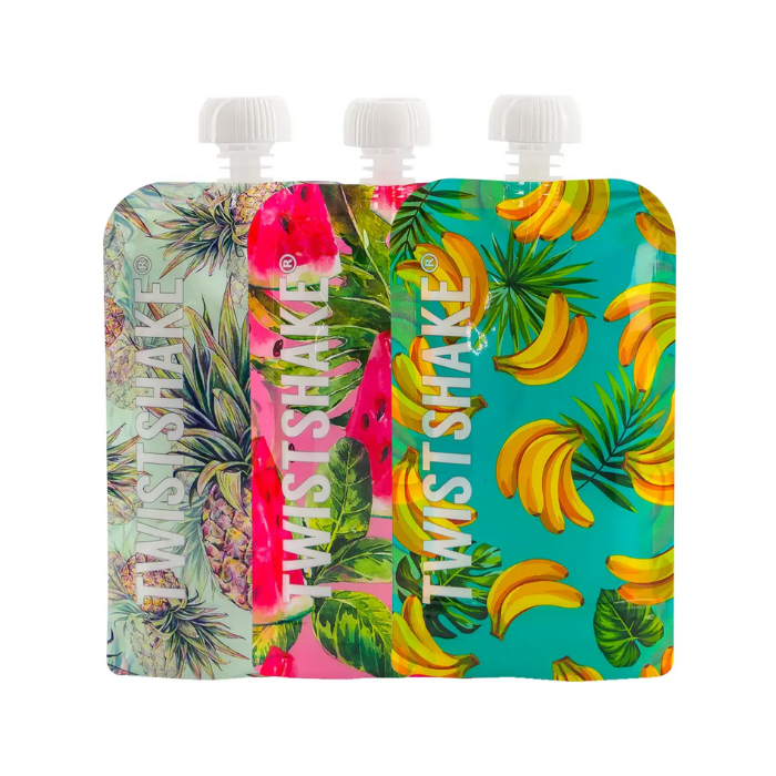 Twistshake 3x Squeeze Bag 220ml