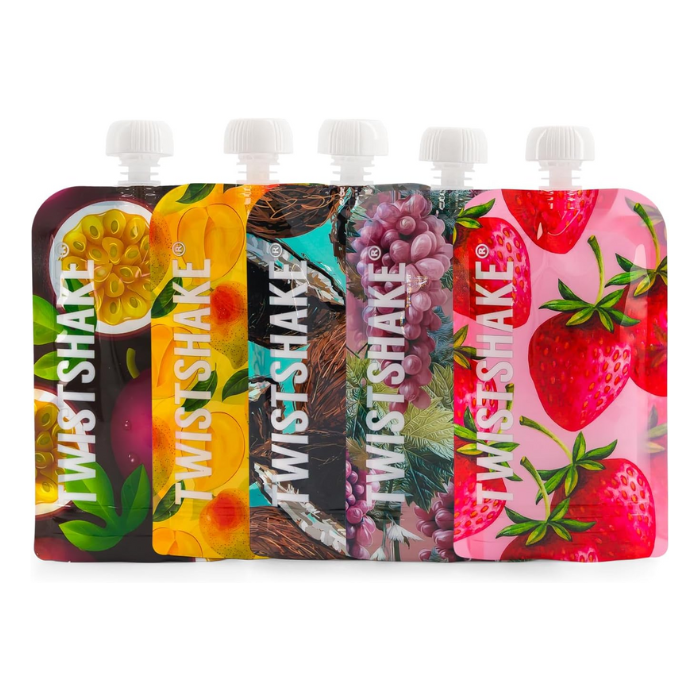 Twistshake 5x Squeeze Bag 220ml