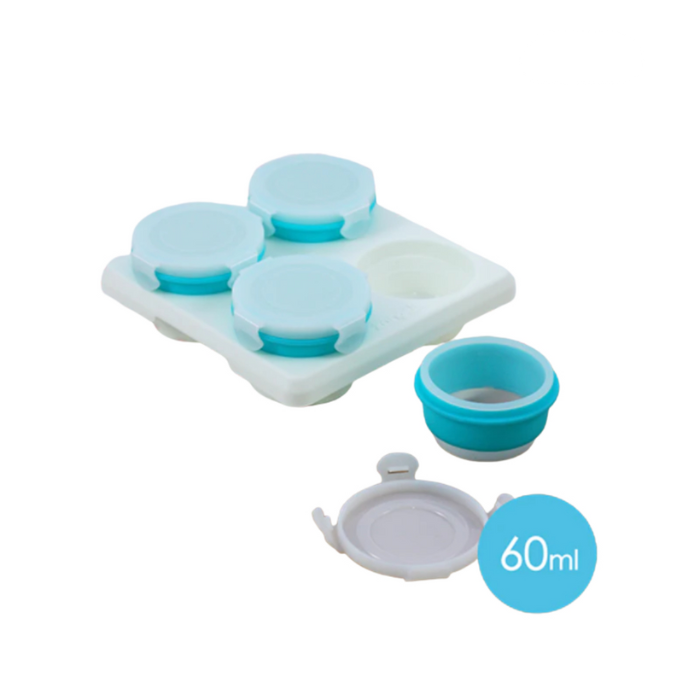 2angels Silicone Baby Food Storage Cups 60ml