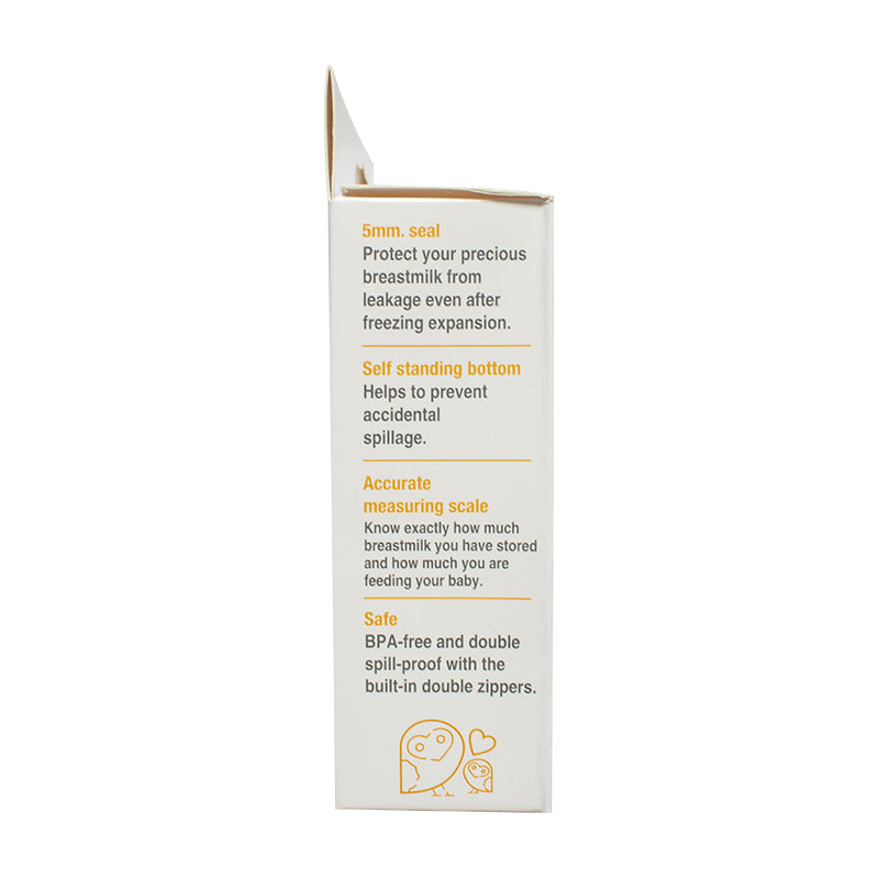 Owl Breastmilk Storage Bags 8oz 30's
