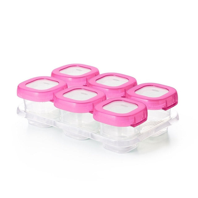 Oxo Tot Baby Blocks Freezer Storage Containers 2 oz - Pink