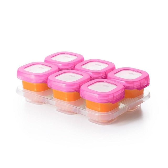 Oxo Tot Baby Blocks Freezer Storage Containers 2 oz - Pink