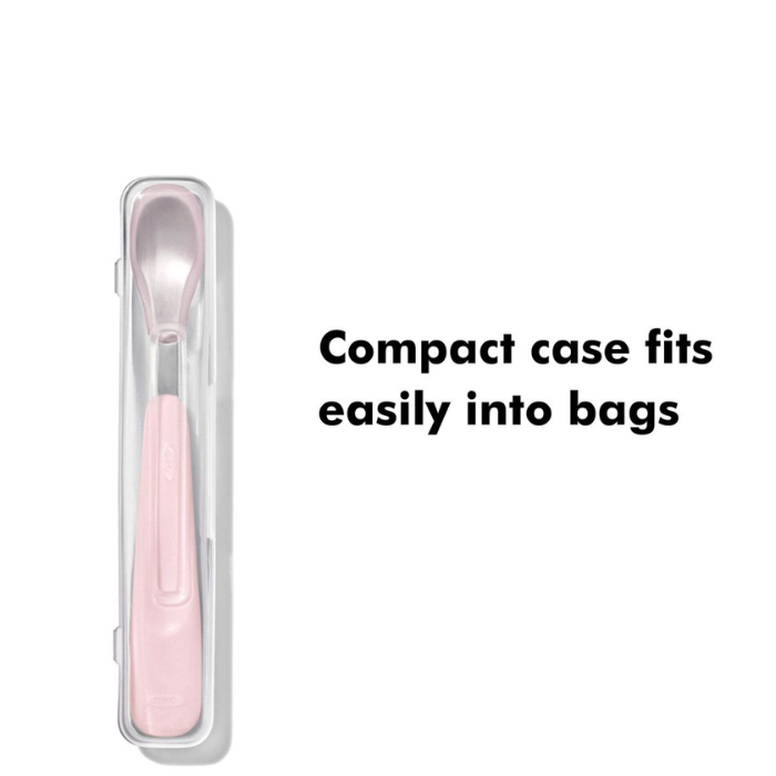 Oxo Tot On The Go Feeding Spoon - Blossom