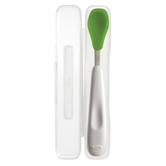 Oxo Tot On-The-Go Feeding Spoon - Green